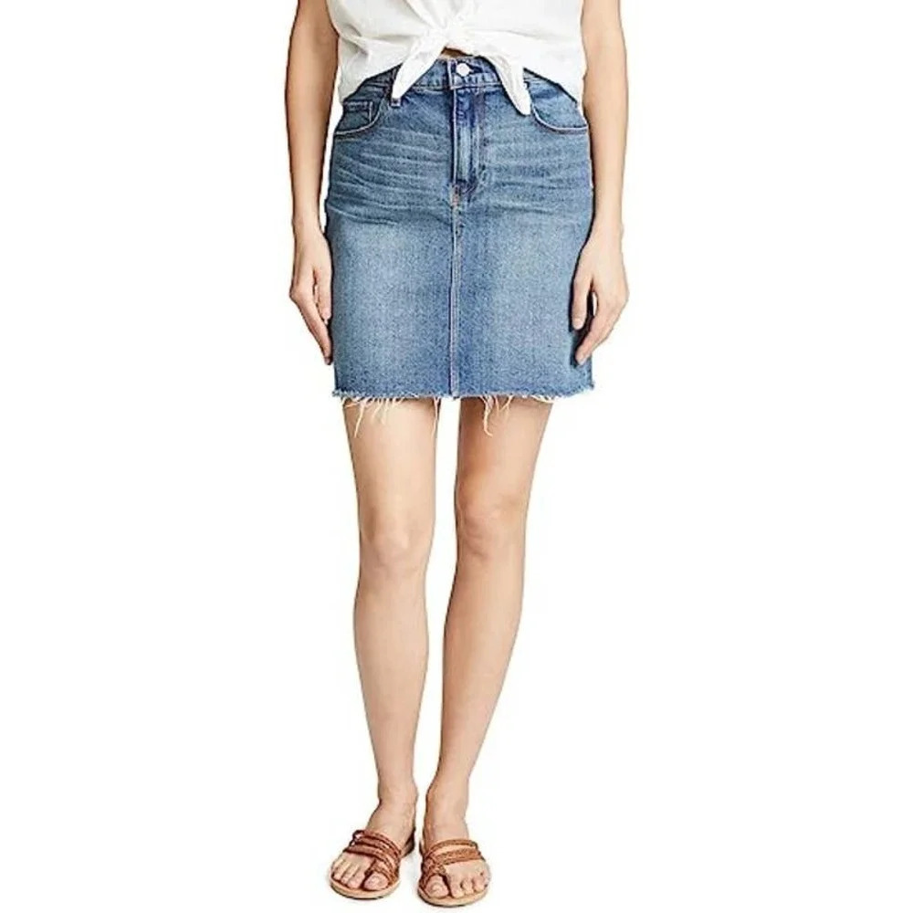 Lucky Brand Women A Line Denim Skirt Size 28 NWT